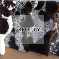 ムートンラグspotty