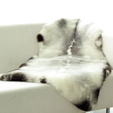 ムートンSPOTTYラグ11024