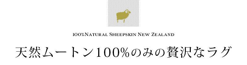 洗えるムートン ラグ 1匹サイズ 長毛タイプ 全6色 ニュージーランド産